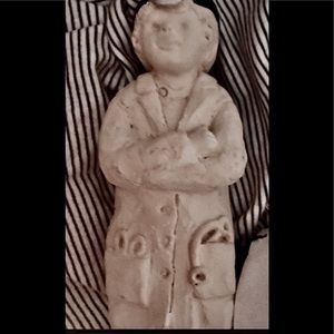 Austin Boy Doctor Sculpture w Tags